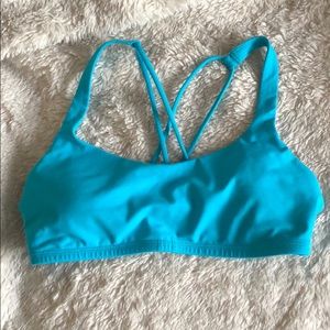 Vintage Lululemon free to be bra in light blue